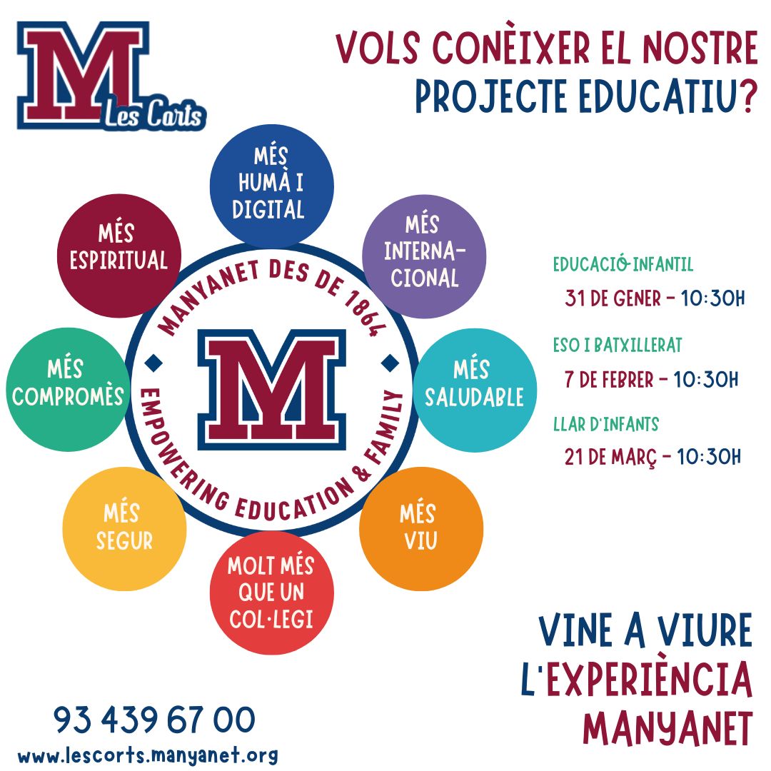Més Manyanet Gener 2026 - Pare Manyanet-Barcelona